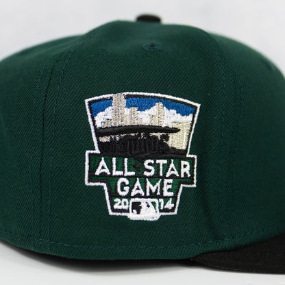 New Era “Metallic Pine” Minnesota Twins Fitted Hat image 1