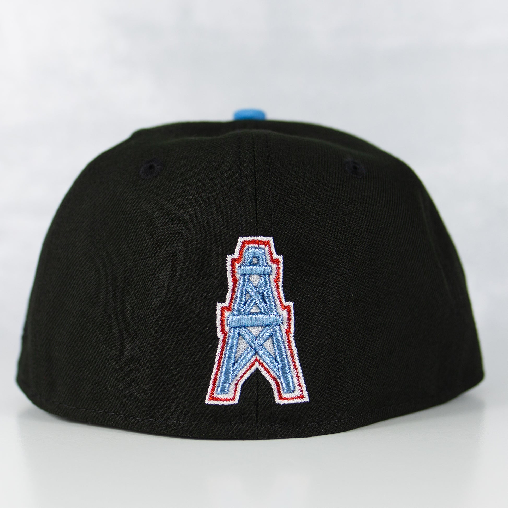 New Era “Black Dome” Houston Oilers Fitted Hat image 2