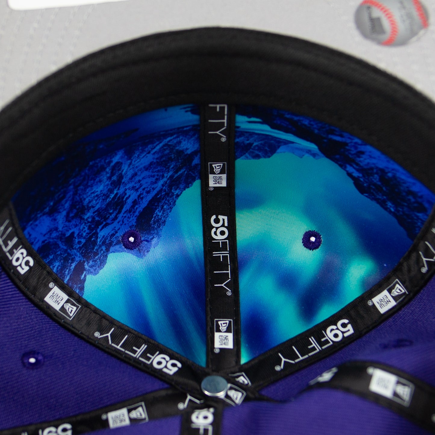 New Era “Northern Lights” Colorado Rockies Fitted Hat image 4