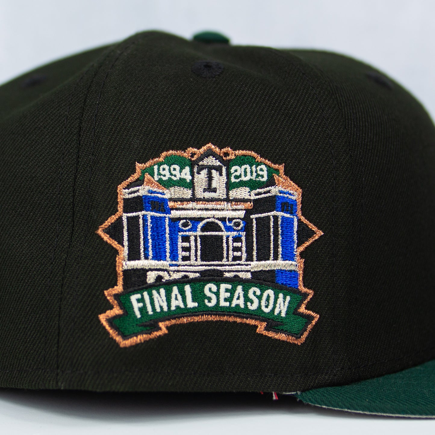 New Era “Copper Pine” Texas Rangers Fitted Hat image 1