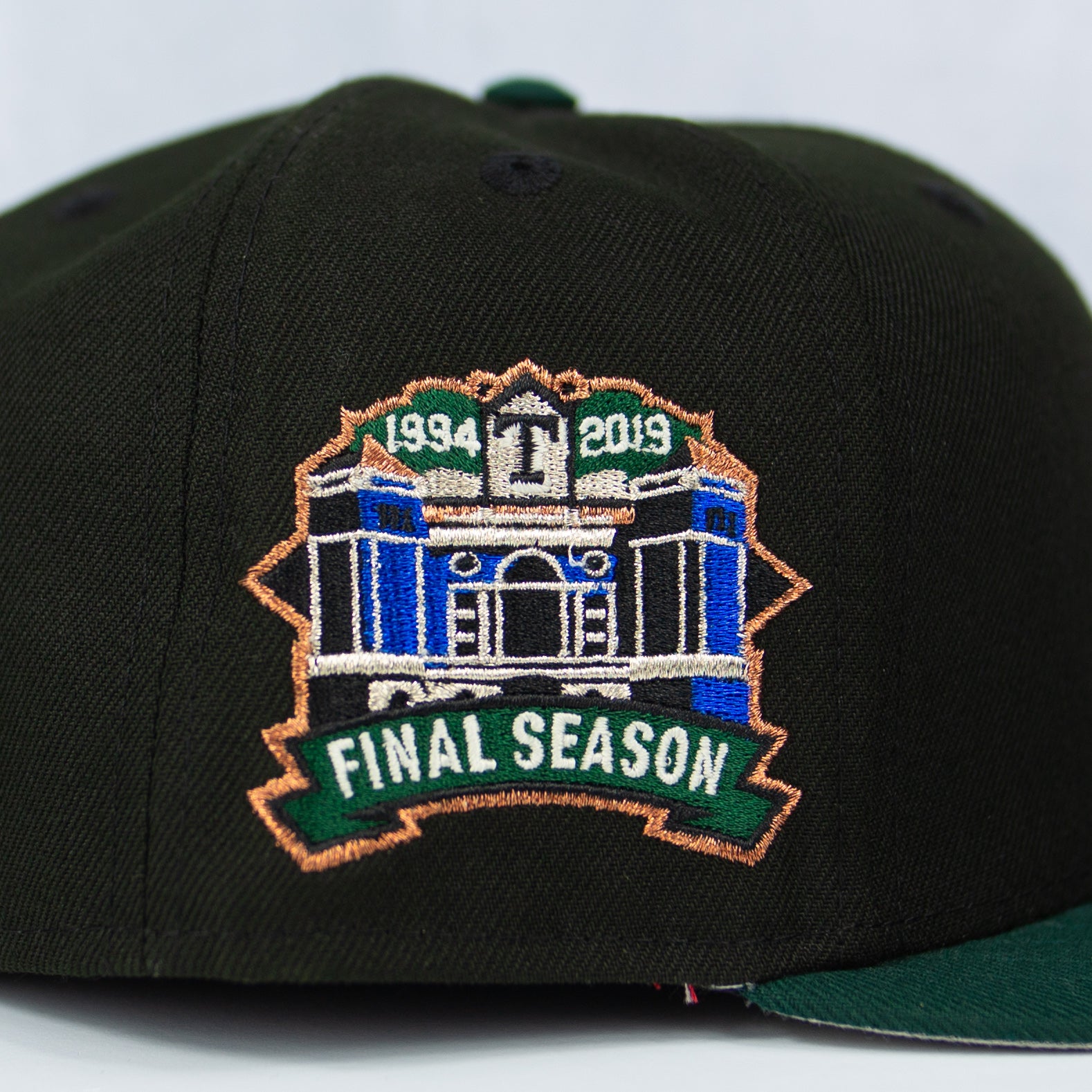 New Era “Copper Pine” Texas Rangers Fitted Hat image 1