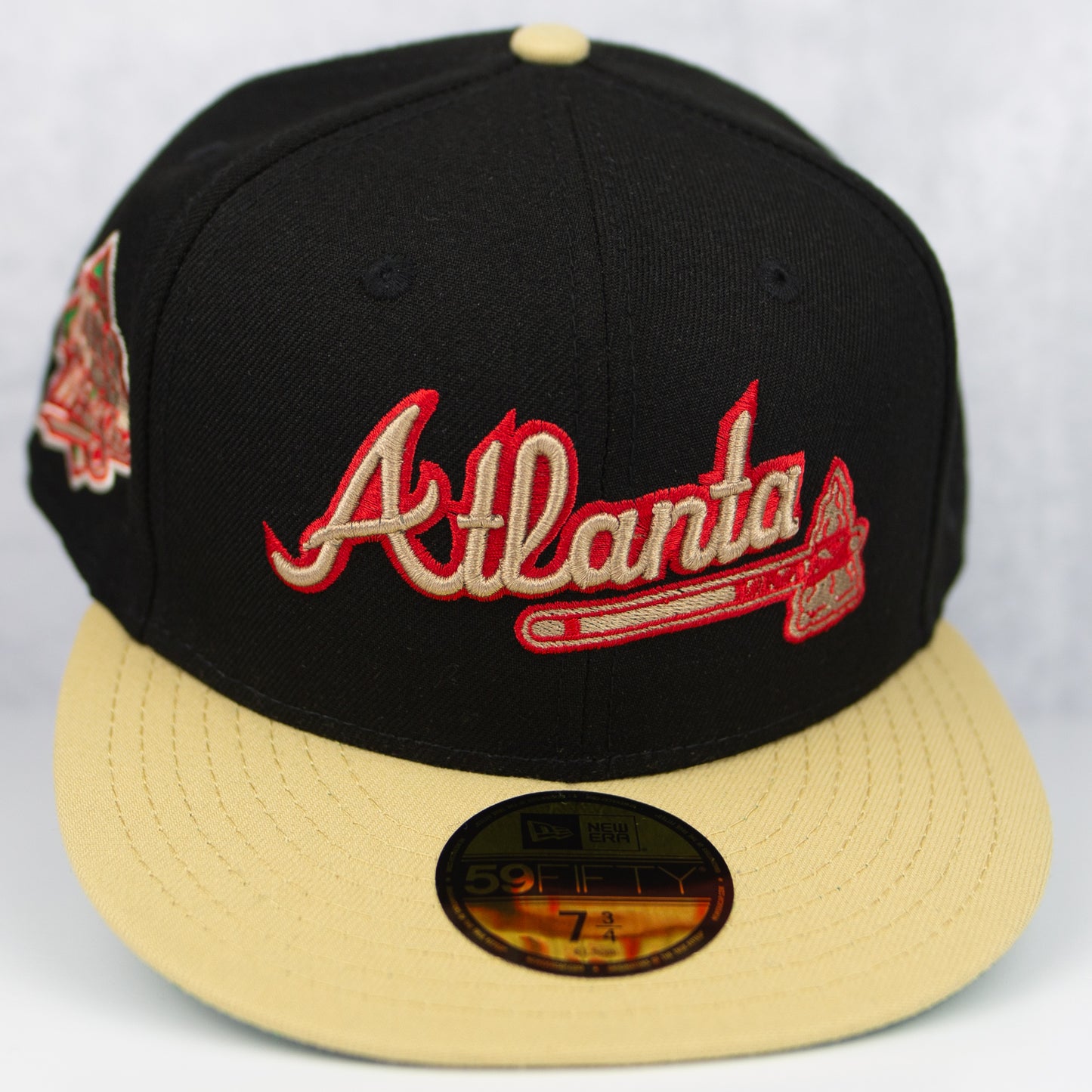 New Era “Black Khaki” Atlanta Braves Fitted Hat