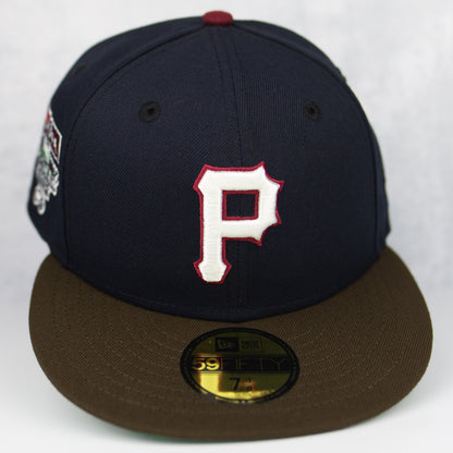 New Era “Navy Cocoa” Pittsburgh Pirates Fitted Hat