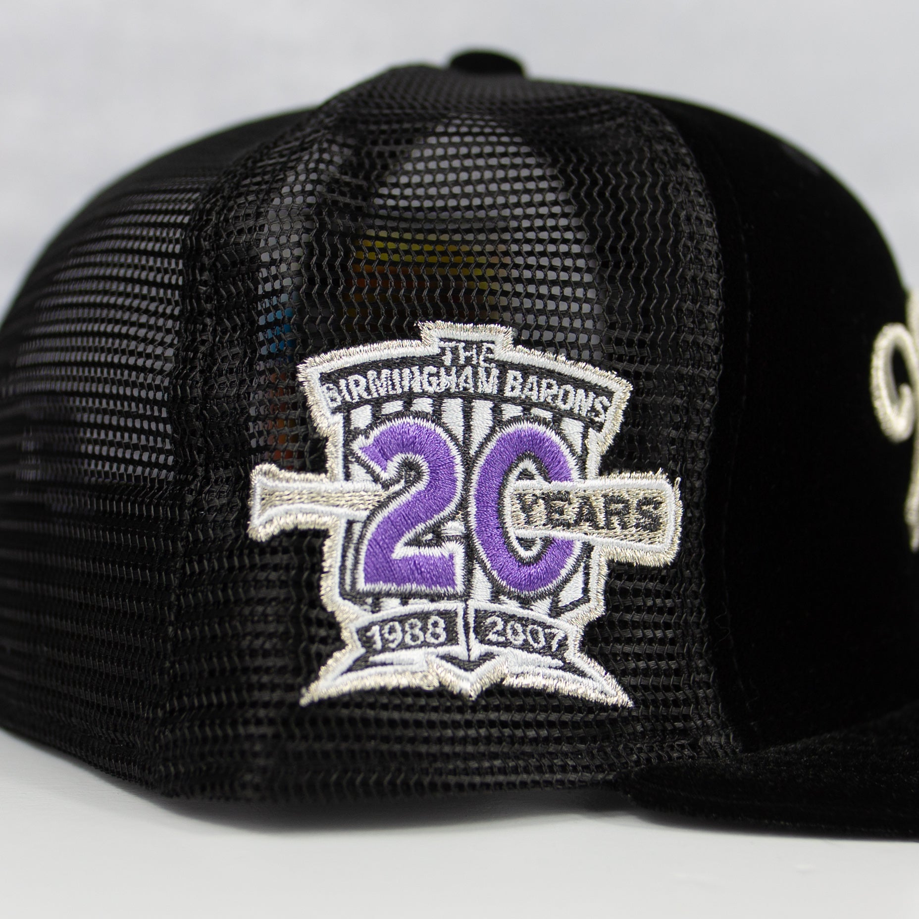 New Era “Purple Rain” Birmingham Barons Fitted Hat image 1