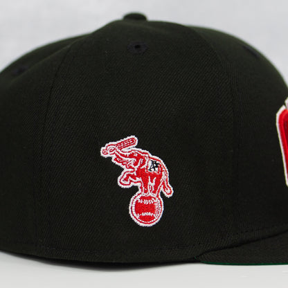 New Era “RED” Oakland Athletics Fitted Hat image 1