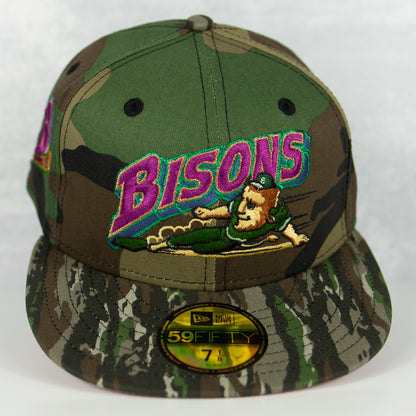 New Era “Woodland” Buffalo Bisons Fitted Hat image 0