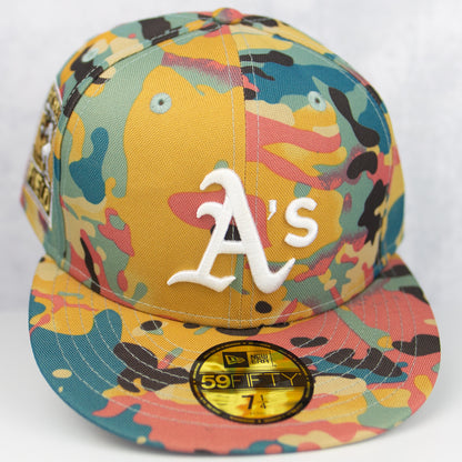 New Era “Multi-Camo” Oakland Athletics Fitted Hat