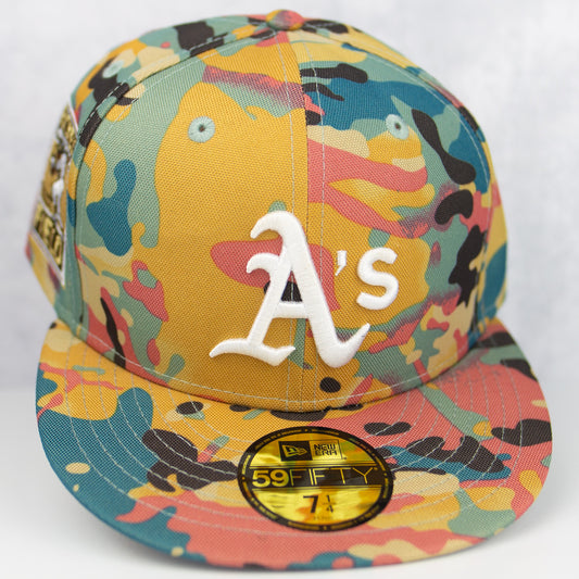 New Era “Multi-Camo” Oakland Athletics Fitted Hat