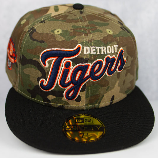 New Era “Camo Prime” Detroit Tigers Fitted Hat