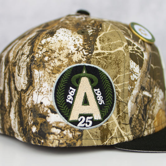 New Era “Woodland Camo” California Angels Fitted Hat
