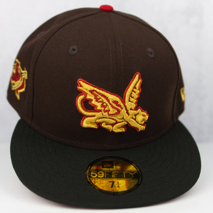 New Era “Burnt Wood” Texas Rangers Fitted Hat