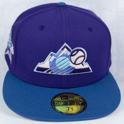 New Era “Northern Lights” Colorado Rockies Fitted Hat image 0