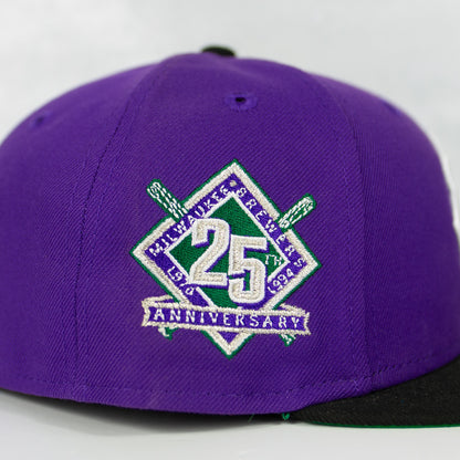 New Era “Vintage OG” Milwaukee Brewers Fitted Hat image 1