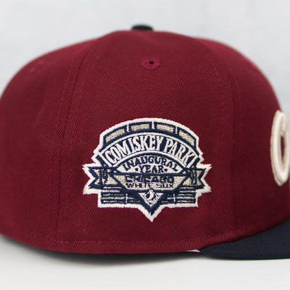 New Era “Wine” Chicago White Sox Fitted Hat