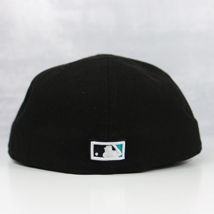 New Era “Floral” Florida Marlins Fitted Hat image 2