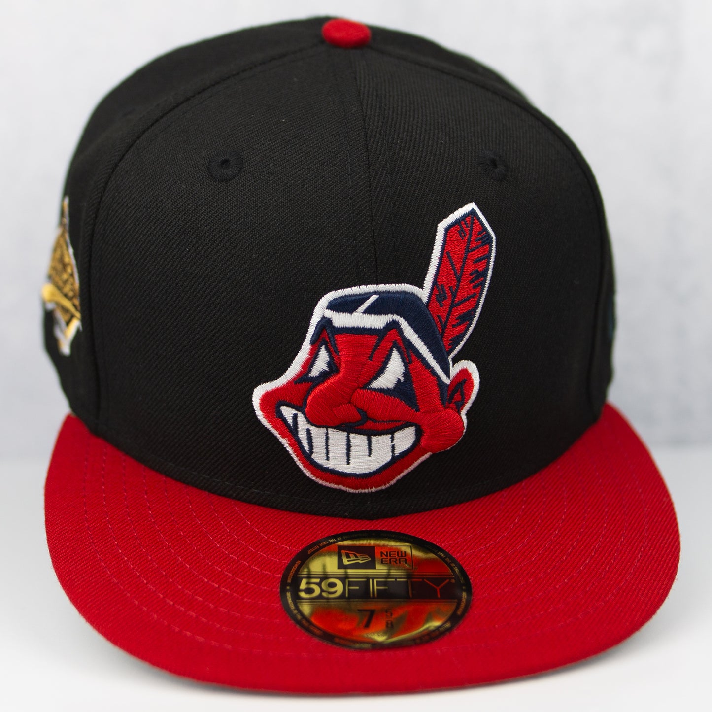 New Era “Blackout Dome Wahoo” Cleveland Indians Fitted Hat