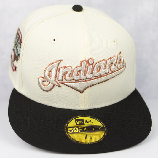 New Era “Rushmore” Cleveland Indians Fitted Hat