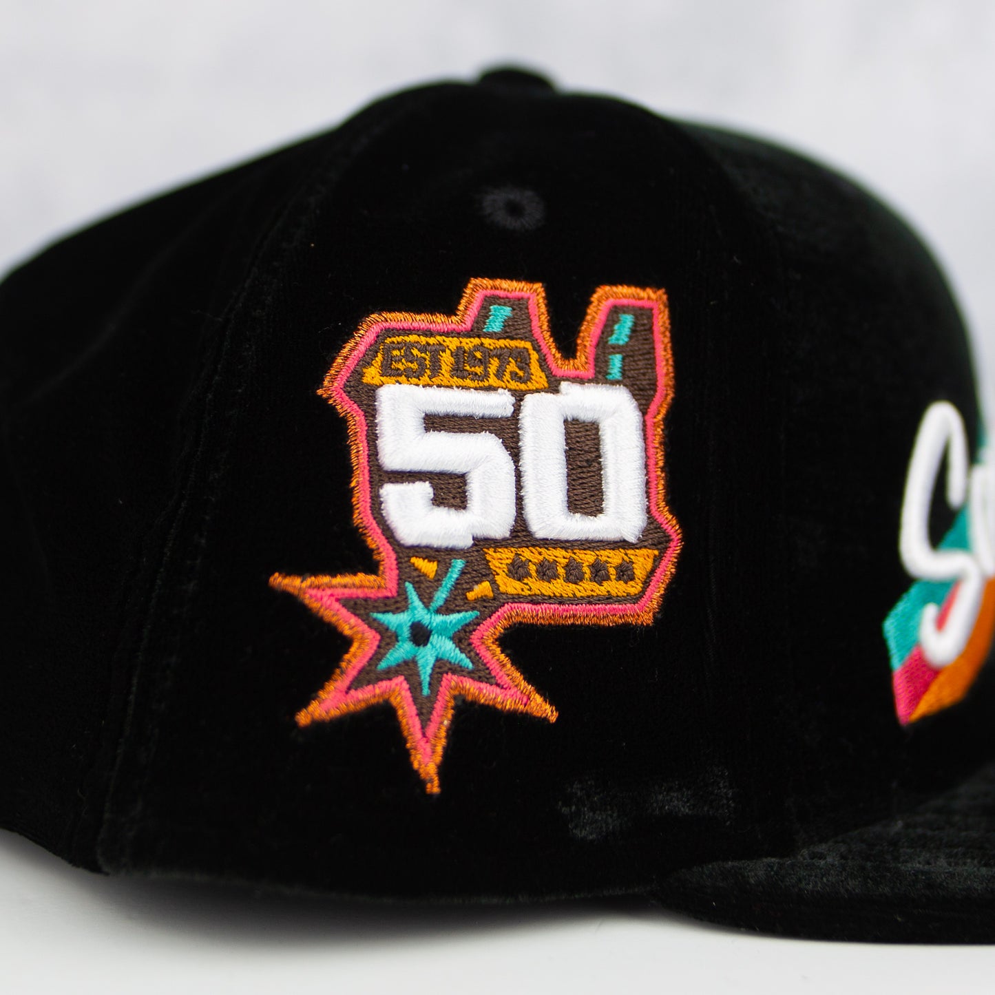 New Era “Midnight Velvet” San Antonio Spurs Fitted Hat