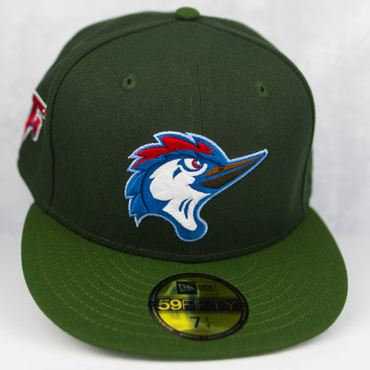 New Era “Green Machine” Fayetteville Woodpeckers Fitted Hat