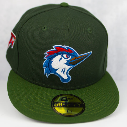 New Era “Green Machine” Fayetteville Woodpeckers Fitted Hat