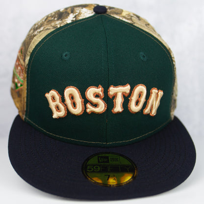 New Era “Real Tree” Boston Red Sox Fitted Hat
