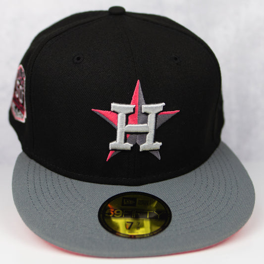 New Era “Black Lava” Houston Astros Fitted Hat