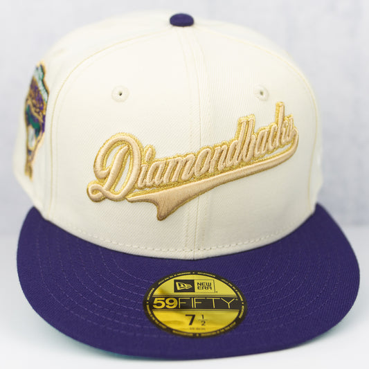 New Era “White Gold” Arizona Diamondbacks Fitted Hat
