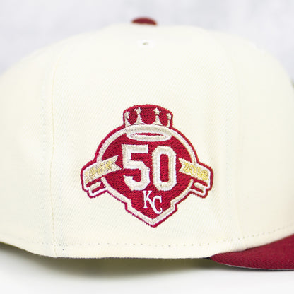 New Era “Red Wine” Kansas City Royals Fitted Hat