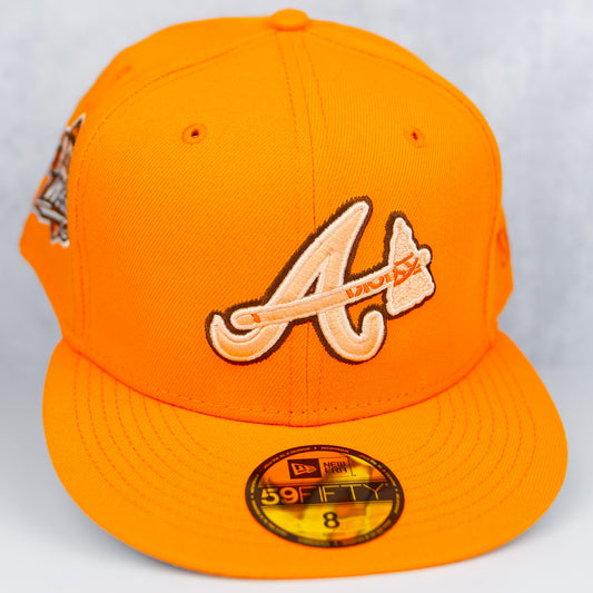 New Era “Pumpkin” Atlanta Braves Fitted Hat