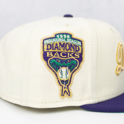New Era “White Gold” Arizona Diamondbacks Fitted Hat