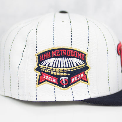 New Era “Pinstripe” Minnesota Twins Fitted Hat