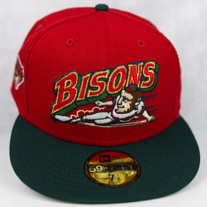New Era “Tomato” Buffalo Bisons Fitted Hat