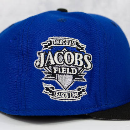 New Era “BonezBrims” Cleveland Indians Fitted Hat image 1