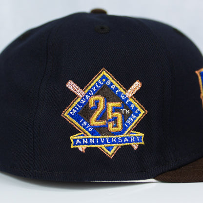 New Era “Dark Horse” Milwaukee Brewers Fitted Hat image 1