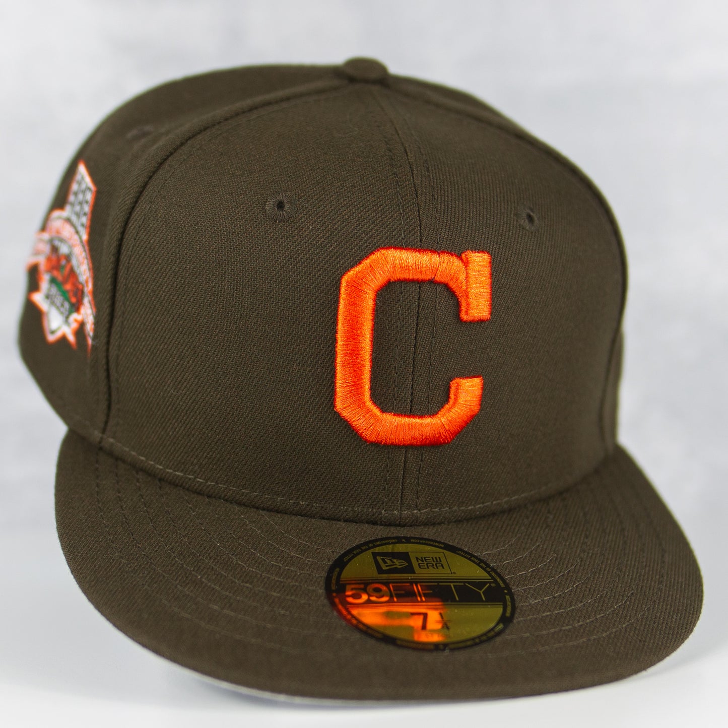 New Era “Browns” Cleveland Indians Fitted Hat image 0
