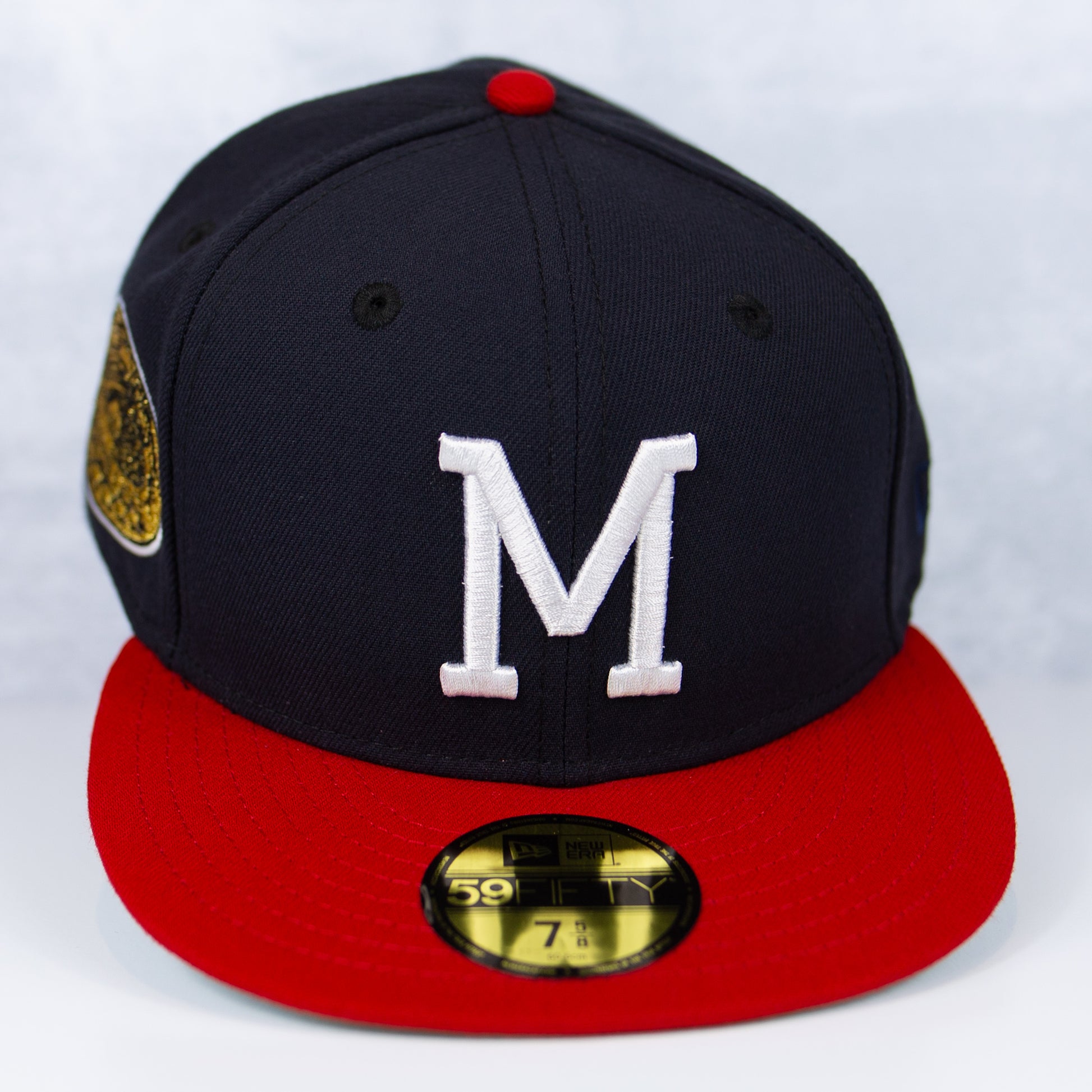 New Era “Switch-Up” Milwaukee Braves Fitted Hat image 0