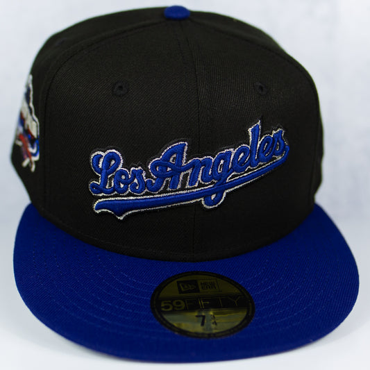 New Era “Black Dome” Los Angeles Dodgers Fitted Hat image 0