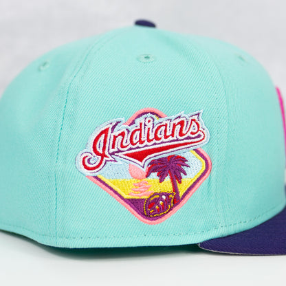 New Era “Spring Training” Cleveland Indians Fitted Hat image 1