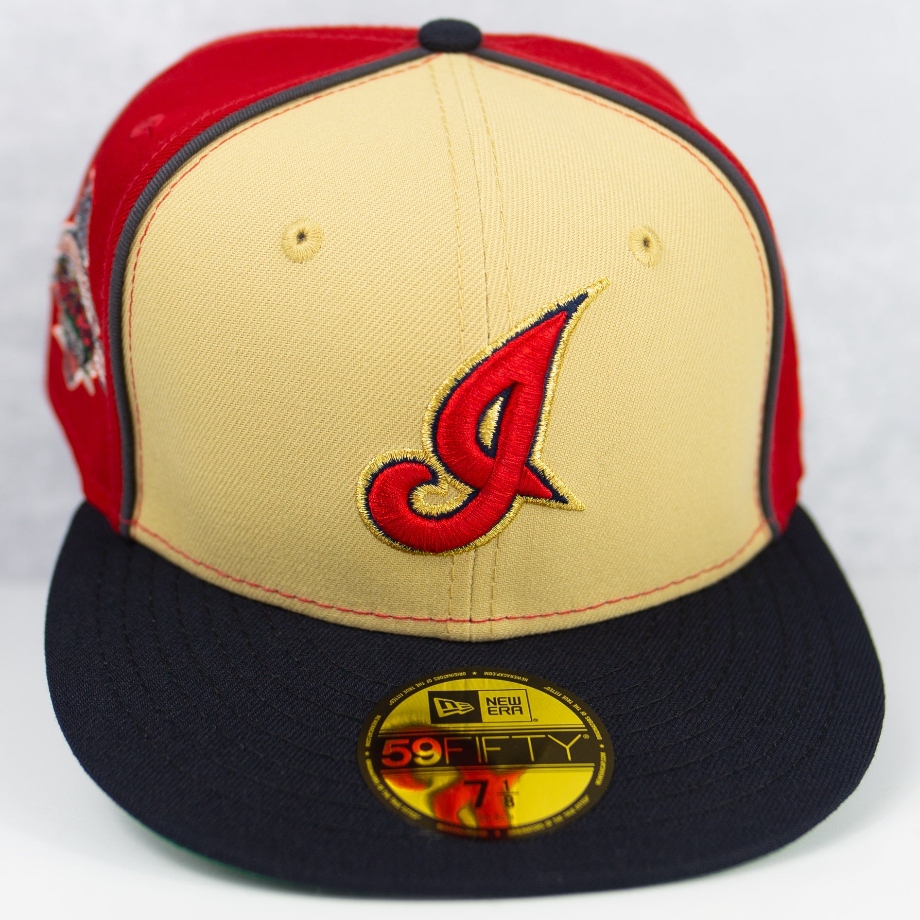 New Era “Old Money” Cleveland Indians Fitted Hat image 0
