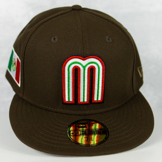 New Era “Chocolate” Mexico Team Fitted Hat image 0
