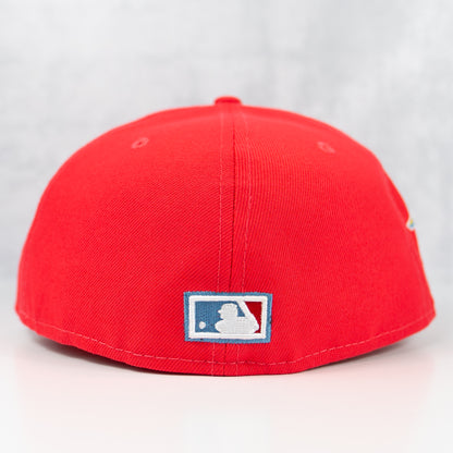 New Era “Infrared Ice” Atlanta Braves Fitted Hat image 2
