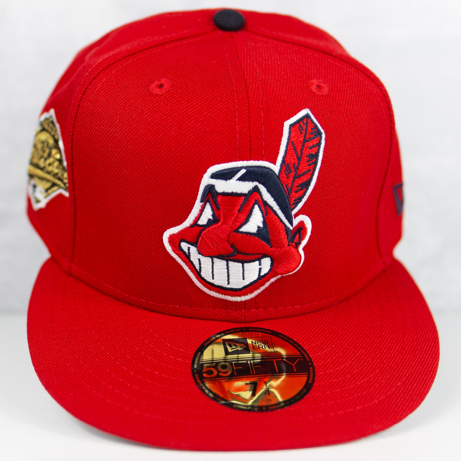 New Era “Red Wahoo” Cleveland Indians Fitted Hat image 0