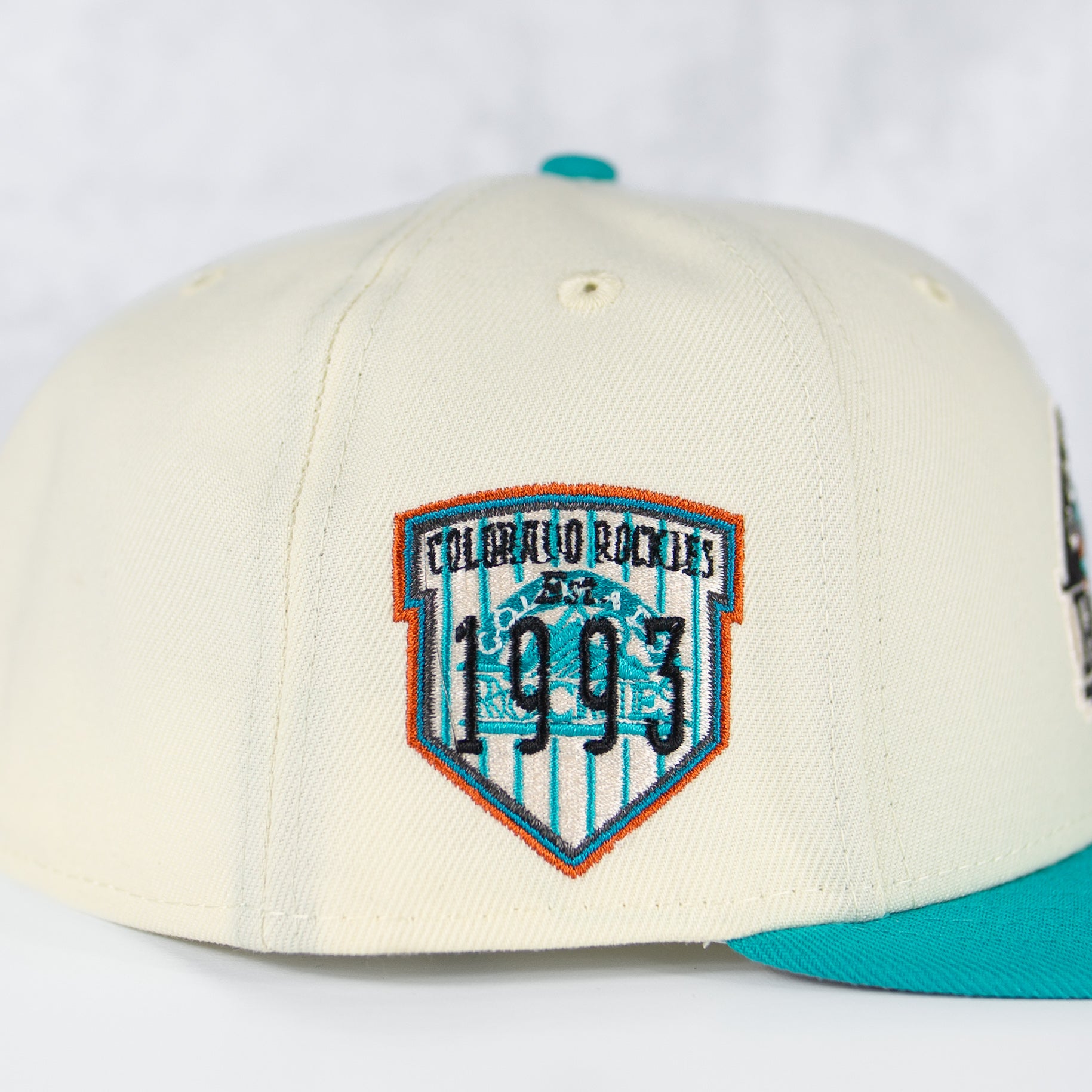 New Era “Retro” Colorado Rockies Fitted Hat image 1