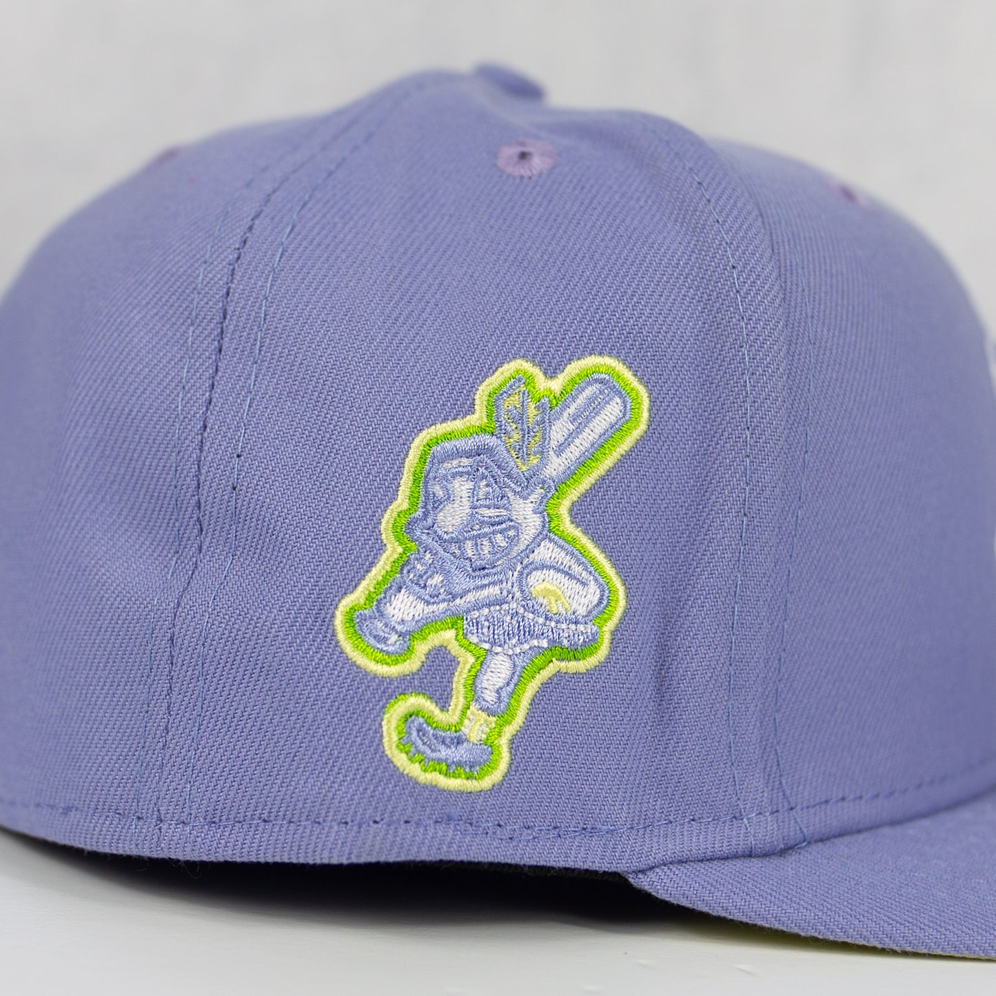 New Era “Lavender Lemon Wahoo” Cleveland Indians Fitted Hat image 1