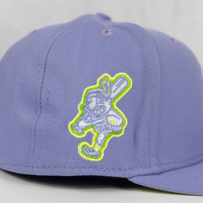 New Era “Lavender Lemon Wahoo” Cleveland Indians Fitted Hat image 1