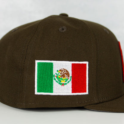 New Era “Chocolate” Mexico Team Fitted Hat image 1
