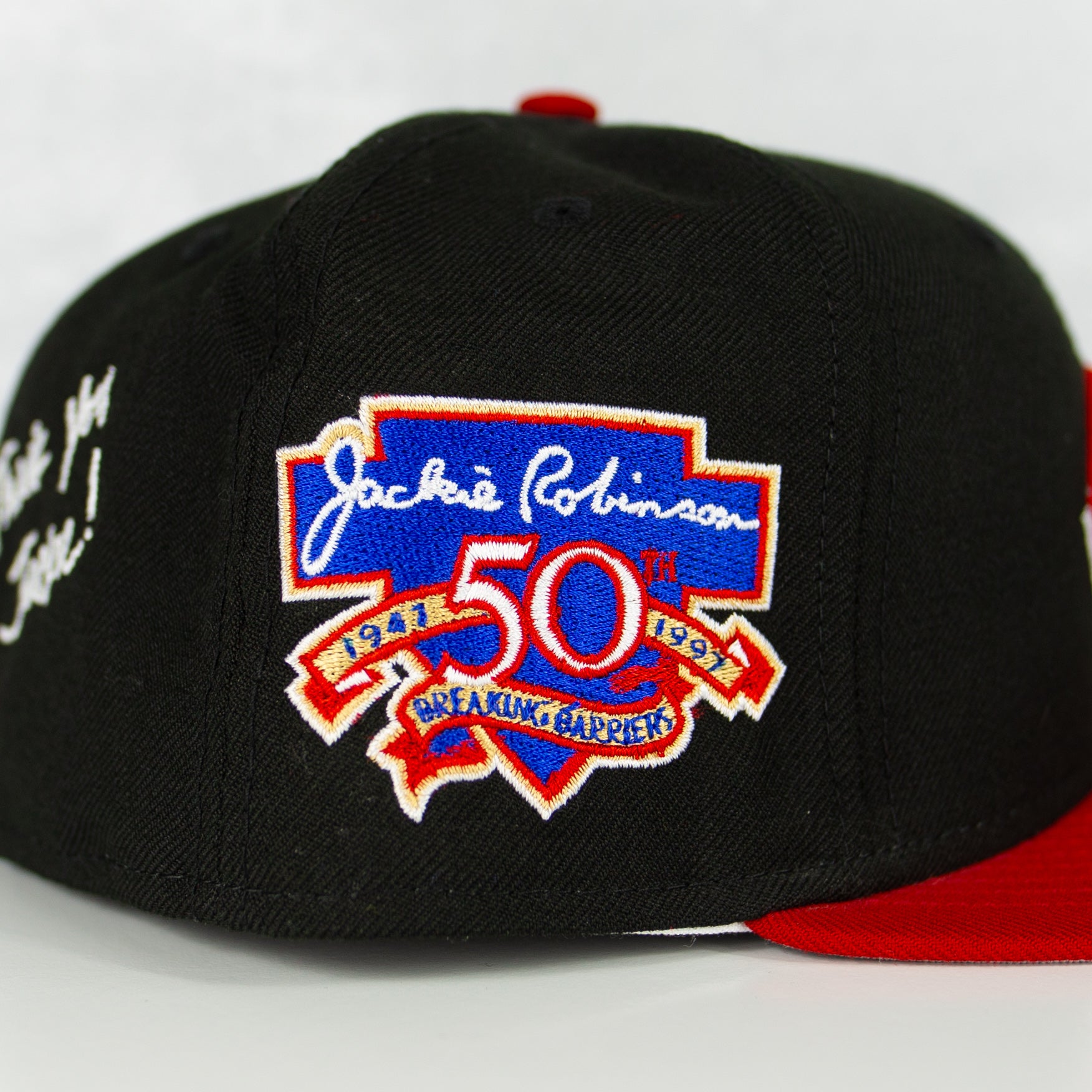 New Era “Thank You Jackie!” Cincinnati Reds Fitted Hat image 1