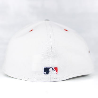 New Era “Chrome” Cleveland Indians Fitted Hat image 2