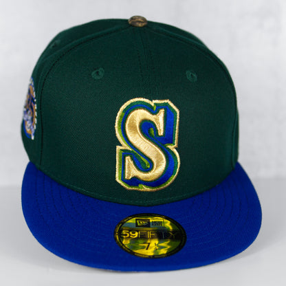 New Era “Golden Realtree” Seattle Mariners Fitted Hat image 0