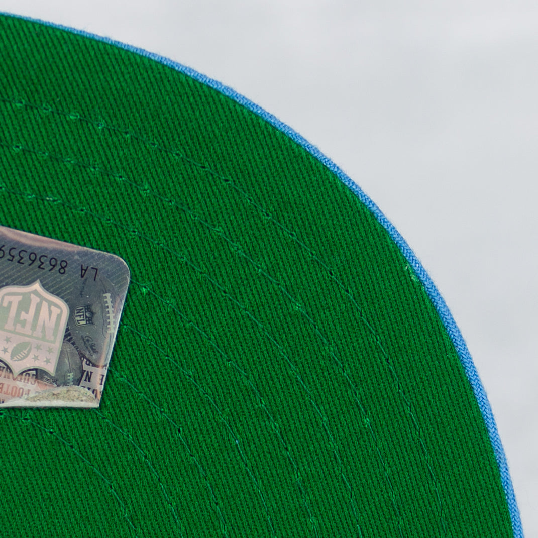 New Era “Black Dome” Houston Oilers Fitted Hat image 3